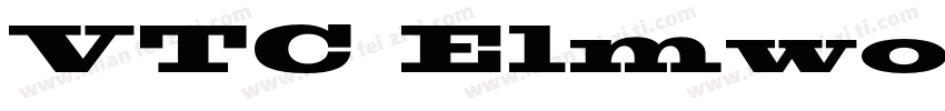 VTC Elmwood Regular字体转换